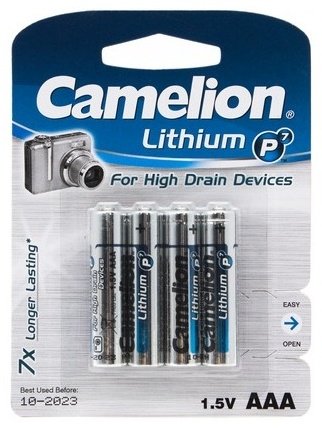 Батарейка AAA Camelion 4 шт