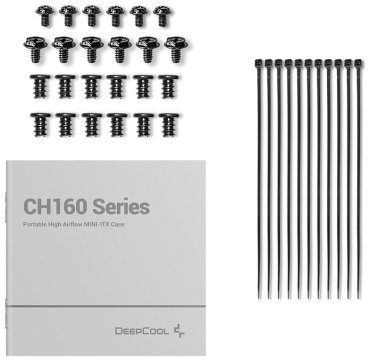 Корпус Deepcool CH160 черный купить,0
