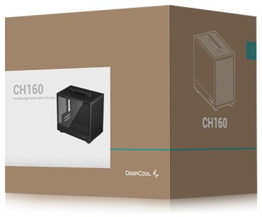 Корпус Deepcool CH160 черный купить,0