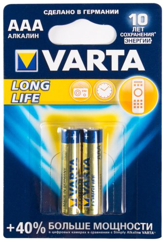 Батарейка AAA VARTA 2 шт