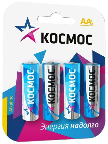 Батарейка AA Космос 4 шт