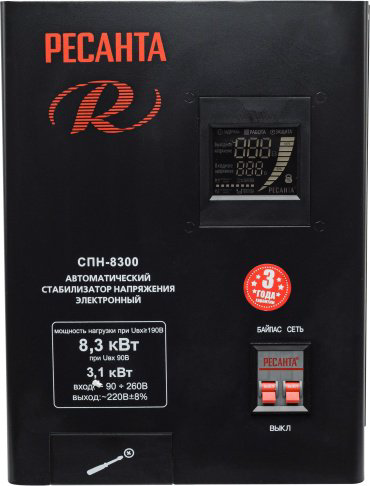 стабилизатор напряжения Ресанта СПН-8300 - ForteMarket стабилизатор напряжения Ресанта СПН-8300 купить,126790