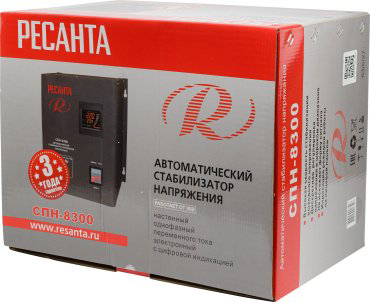 стабилизатор напряжения Ресанта СПН-8300 - ForteMarket стабилизатор напряжения Ресанта СПН-8300 купить,126790