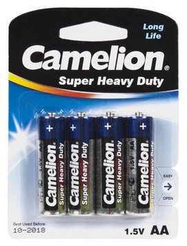 Батарейка AA Camelion Super Heavy Duty R6P-BP4B 4 шт