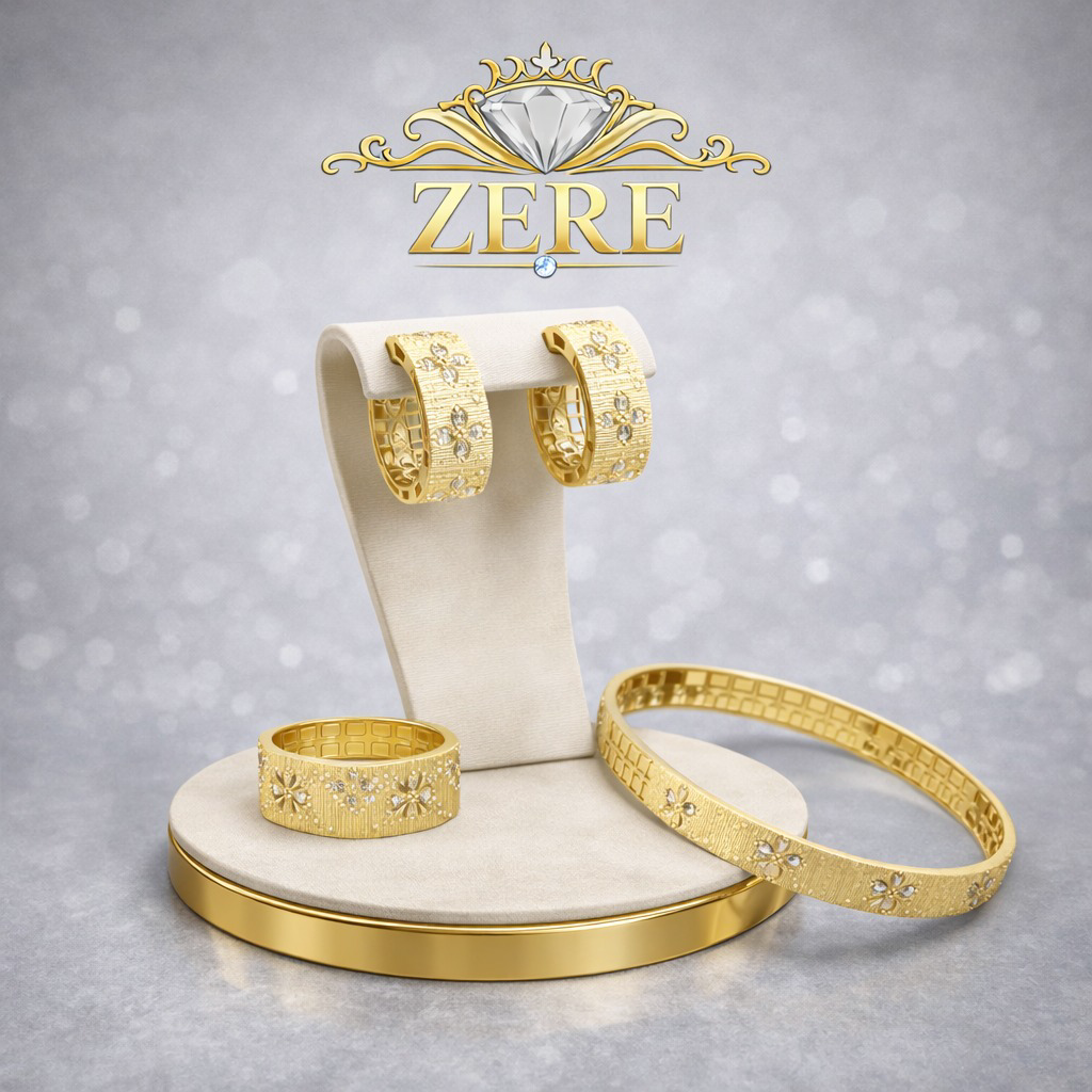 Комплект Zere ZR080302 золото 21.97гр 18р купить,2189300