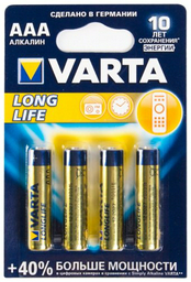 Батарейка AAA VARTA 4 шт