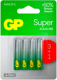 Батарейка AAA GP 4 шт
