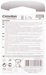 Батарейка CR2025 Camelion 1 шт