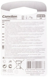 Батарейка CR1616 Camelion 1 шт