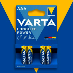 Батарейка AAA VARTA 4 шт