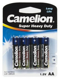 Батарейка AA Camelion Super Heavy Duty R6P-BP4B 4 шт