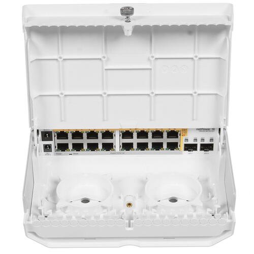 Коммутатор MikroTik CRS318-16P-2S+OUT белый - ForteMarket Коммутатор MikroTik CRS318-16P-2S+OUT белый купить,0