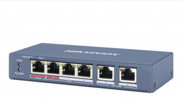 Коммутатор Hikvision DS-3E0106P-E/M