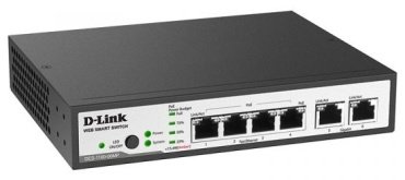 D-Link DES-1100-06MP/A1A черный