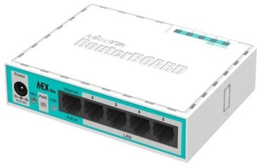 Mikrotik hEX lite RB750r2 белый