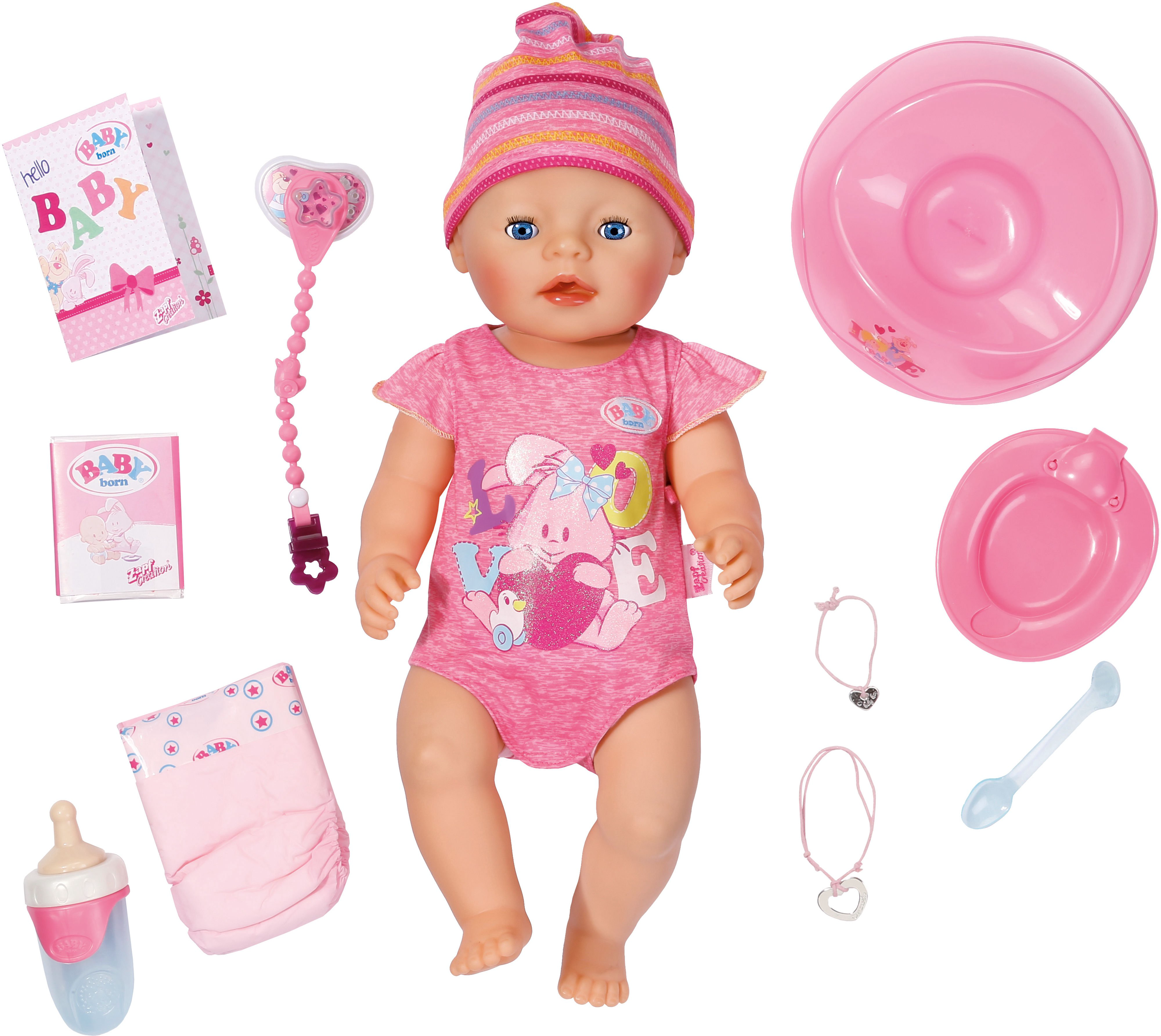 Кукла интерактивная Zapf Creation Baby Born 824368 43см купить,NaN