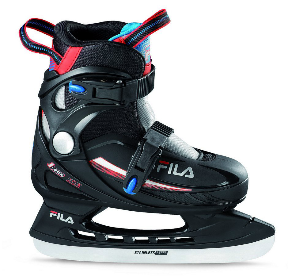 Коньки прогулочные Fila J-One Ice HR M 31-35 black-red-blue черные купить,NaN