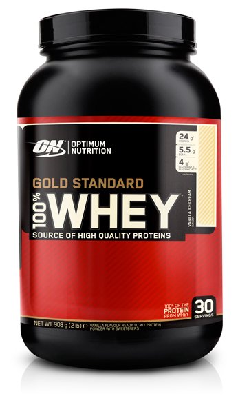 Протеин Optimum Nutrition Whey Gold Standard ваниль 900гр