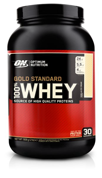 Протеин Optimum Nutrition Whey Gold Standard ваниль 900гр