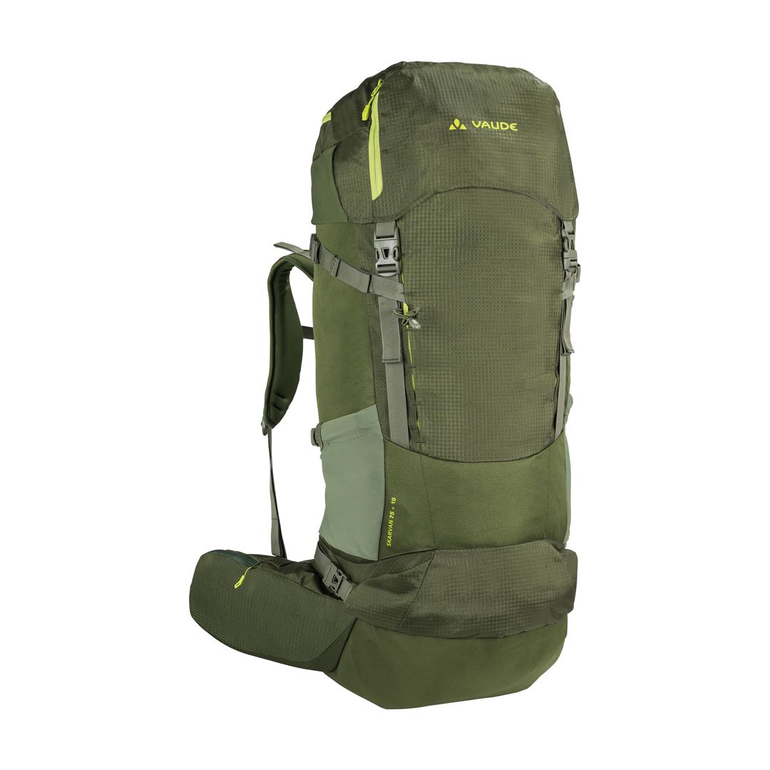 Рюкзак Vaude Skarvan XL-75+10 clover зеленый купить,NaN