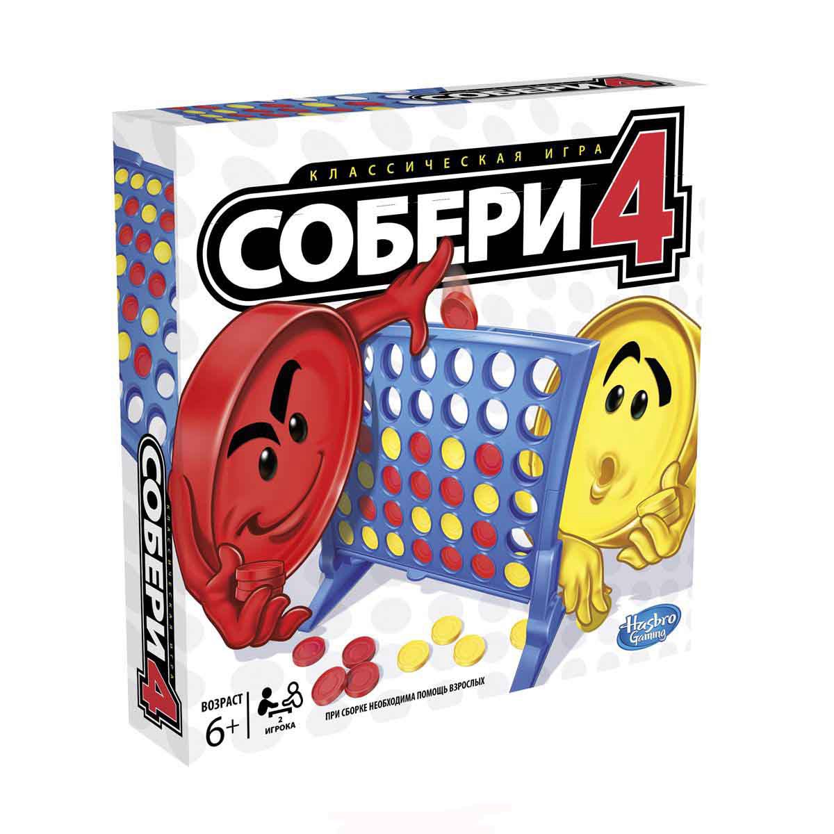 Настольная игра Hasbro Other Games Собери 4 B1000