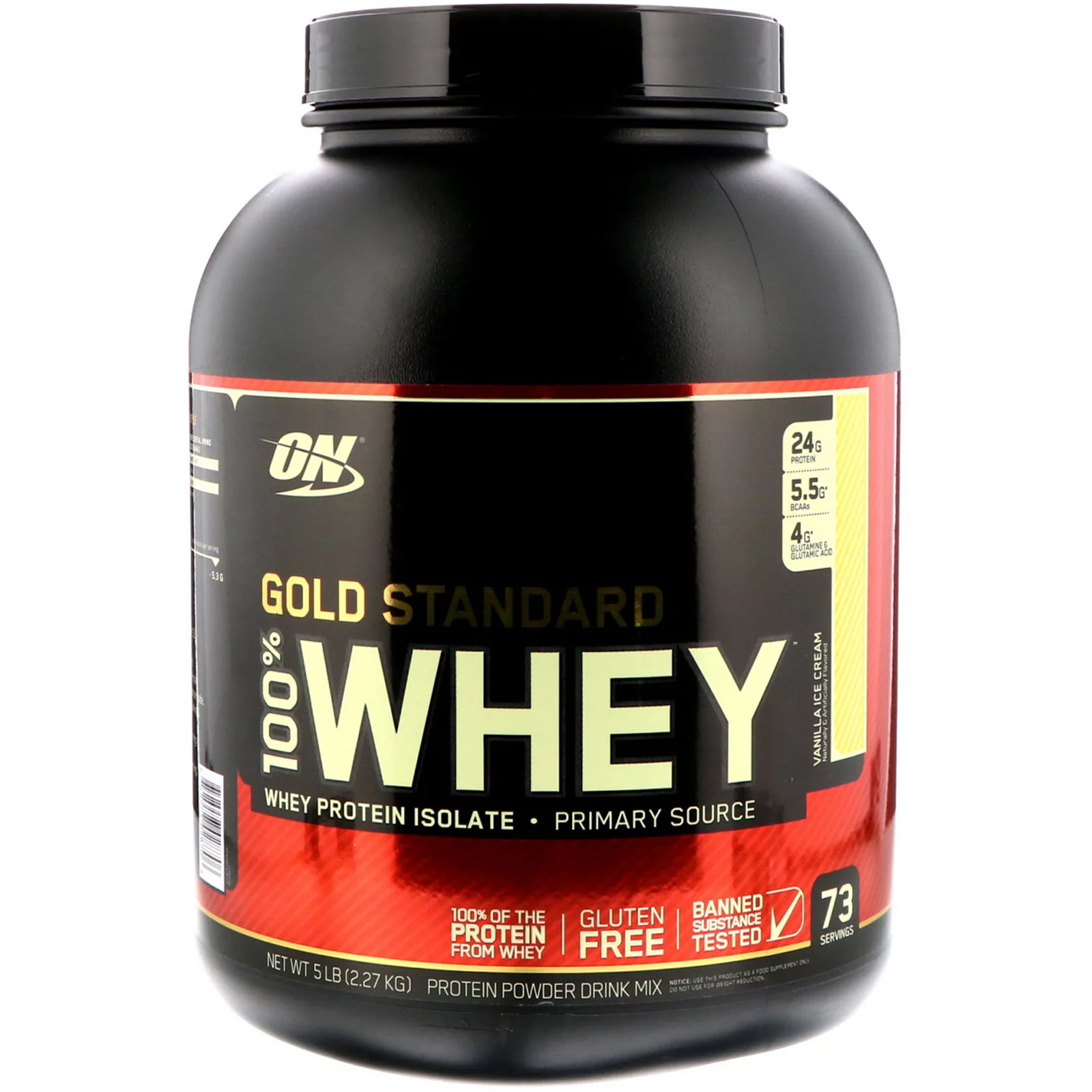 Протеин Optimum Nutrition Whey Gold Standard ваниль 2.27кг