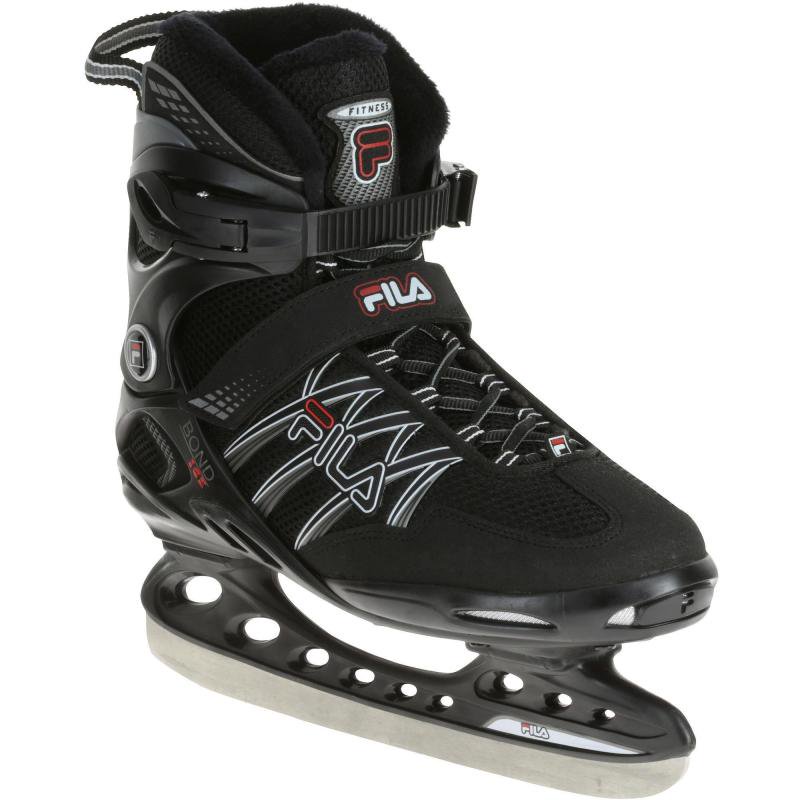 Коньки хоккейные Fila Bond Ice 41 black-red черные купить,NaN