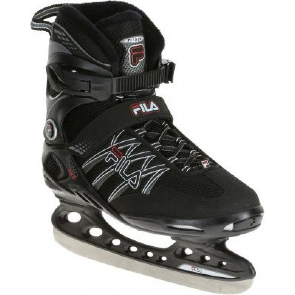 Коньки хоккейные Fila Bond Ice 39 black-red черные купить,NaN