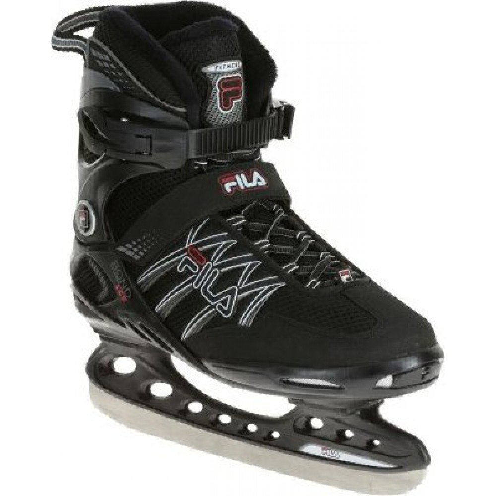 Коньки хоккейные Fila Bond Ice 39 black-red черные купить,NaN