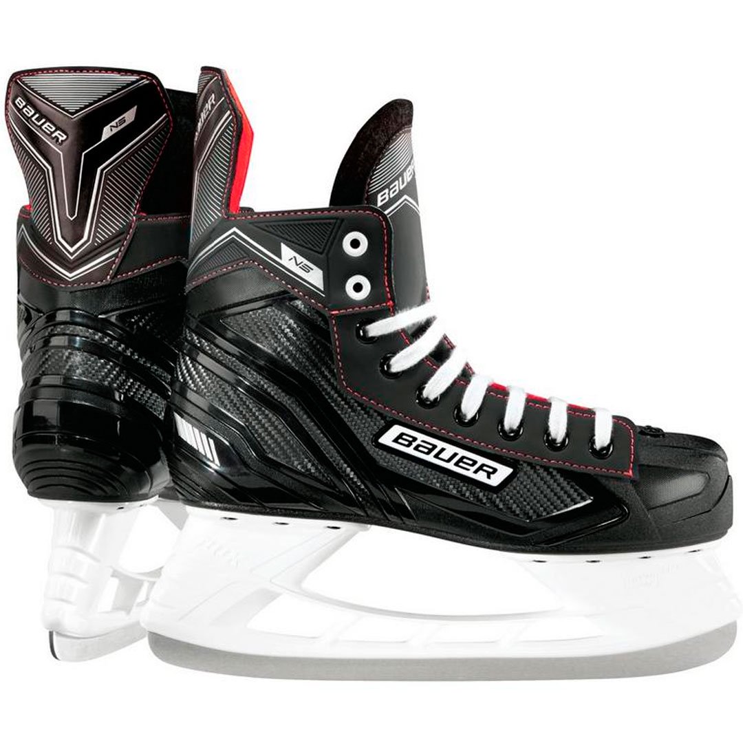 Коньки хоккейные Bauer NS - Jr 1R 33,5 черные купить,NaN