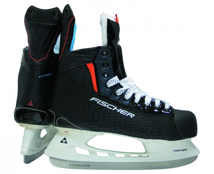 Коньки хоккейные Fischer CT250 SR 40 черные купить,NaN