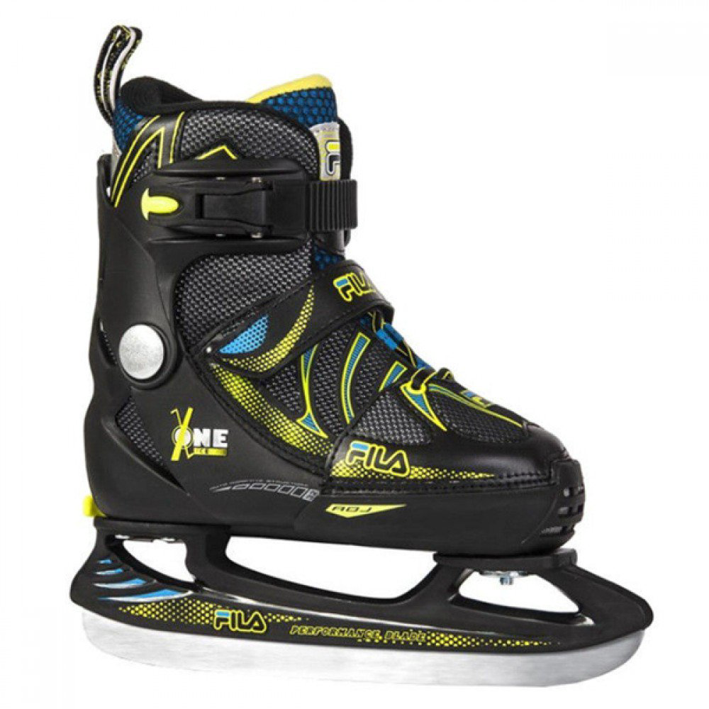 Коньки прогулочные Fila X-One Ice S 26-30 blk-yellow blue черные купить,NaN