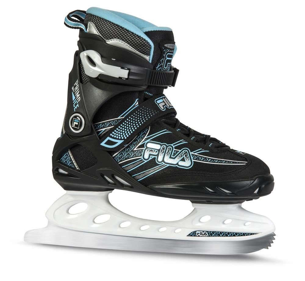 Коньки Fila Primo Ice lady 7 40.5 black-light blue черные