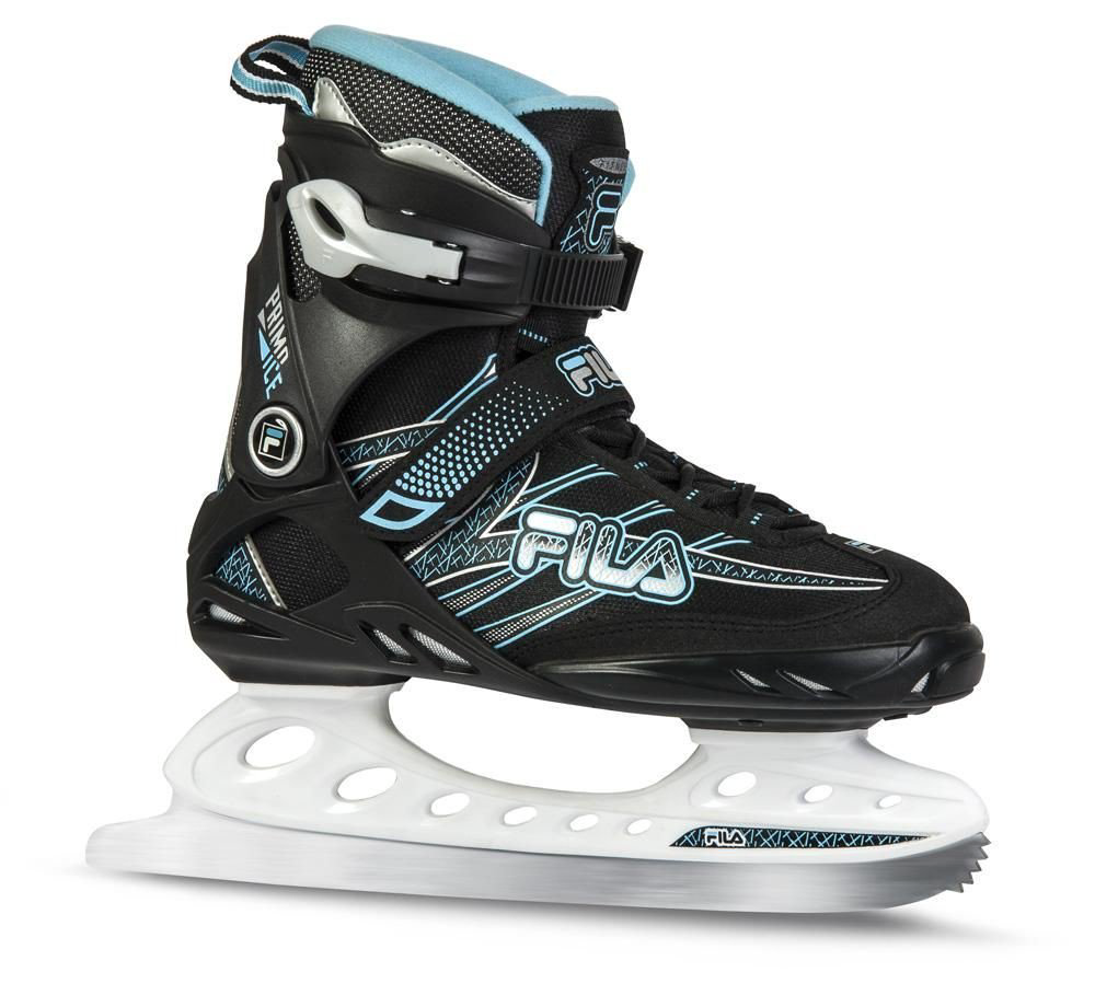 Коньки Fila Primo Ice lady 7 40.5 black-light blue черные