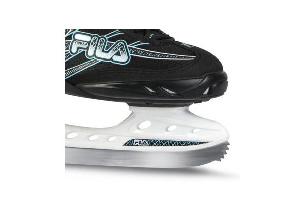 Коньки Fila Primo Ice lady 7 40.5 black-light blue черные купить,NaN