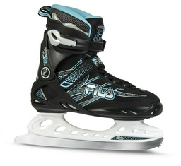 Коньки Fila Primo Ice lady 7 40.5 black-light blue черные