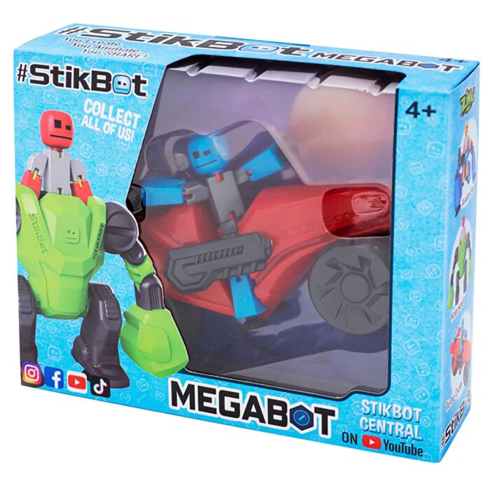 Игровой набор Stikbot Мегабот турбо байк купить,NaN