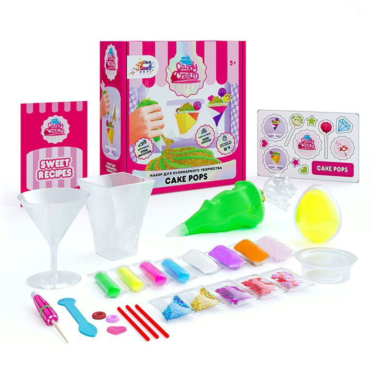 Набор  для лепки Candy Cream Cake pops  20 цветов купить,NaN
