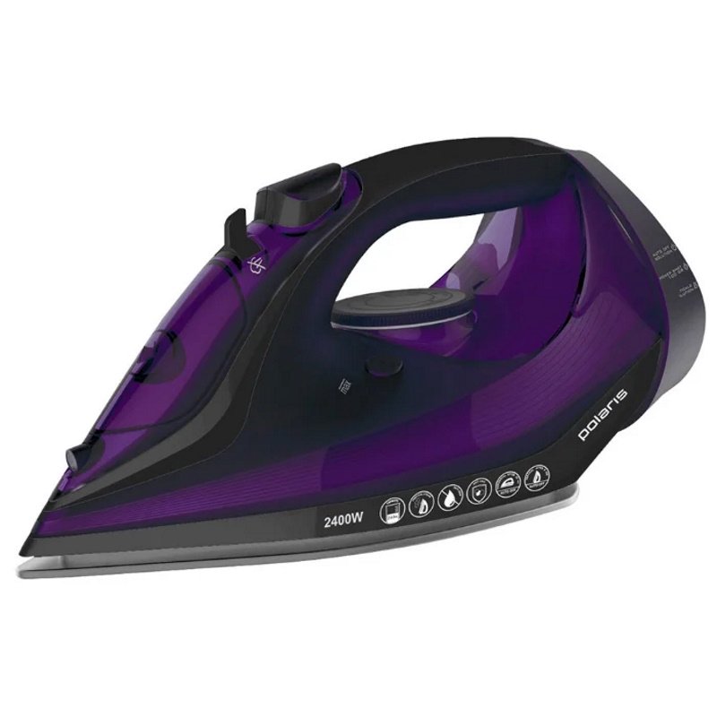 Утюг Polaris Pir 2487AK черно-фиолетовый