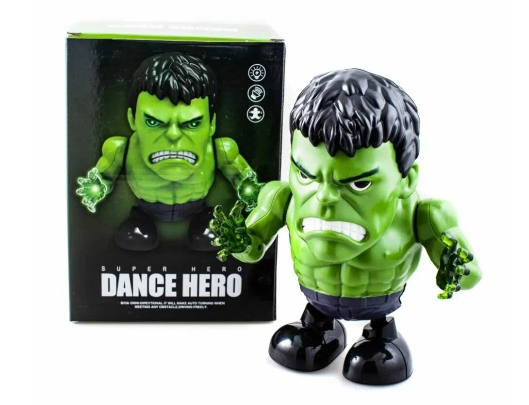 Интерактивная игрушка Dance Hero Халк зелёная