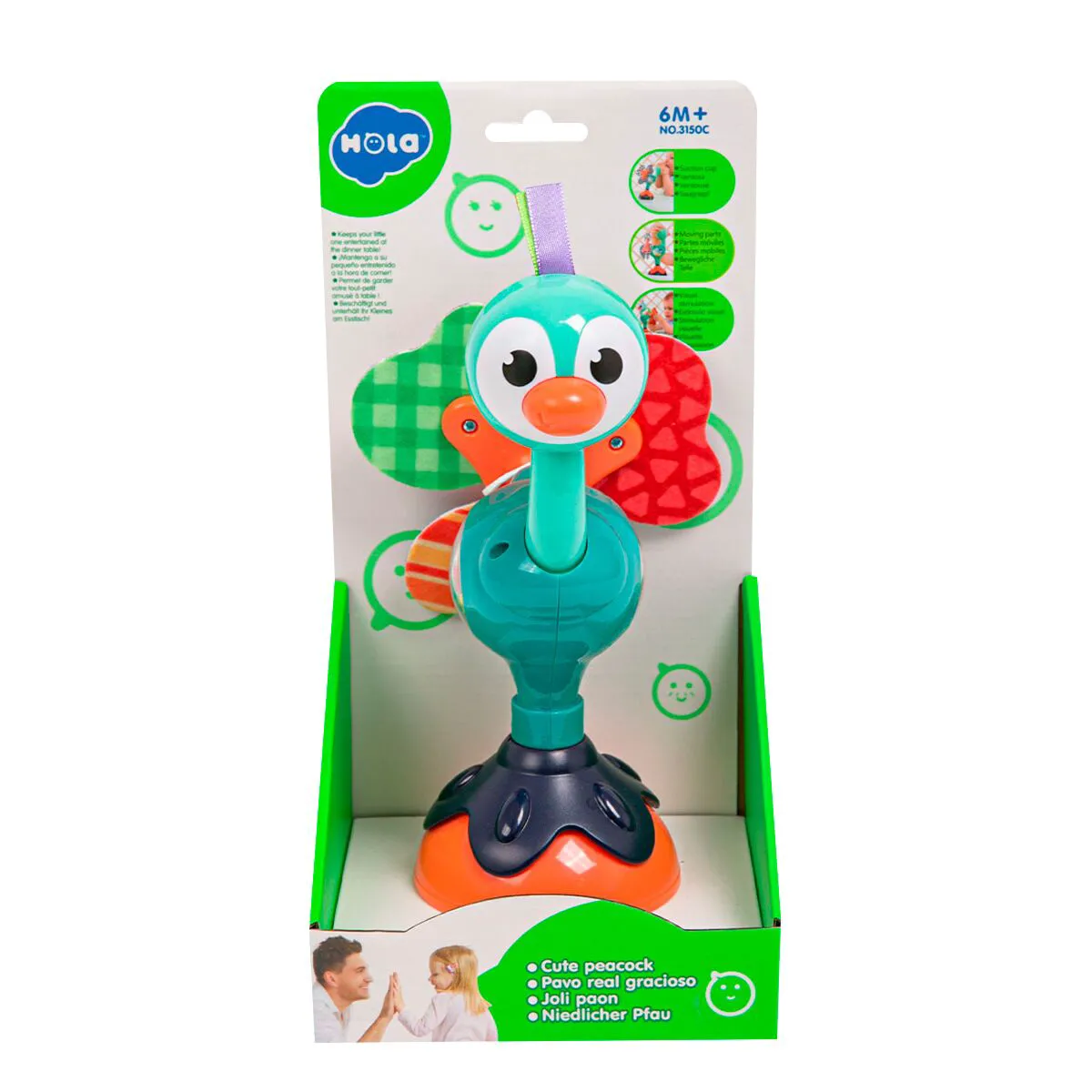 Развивающая игрушка на присоске Hola Петушок купить,NaN