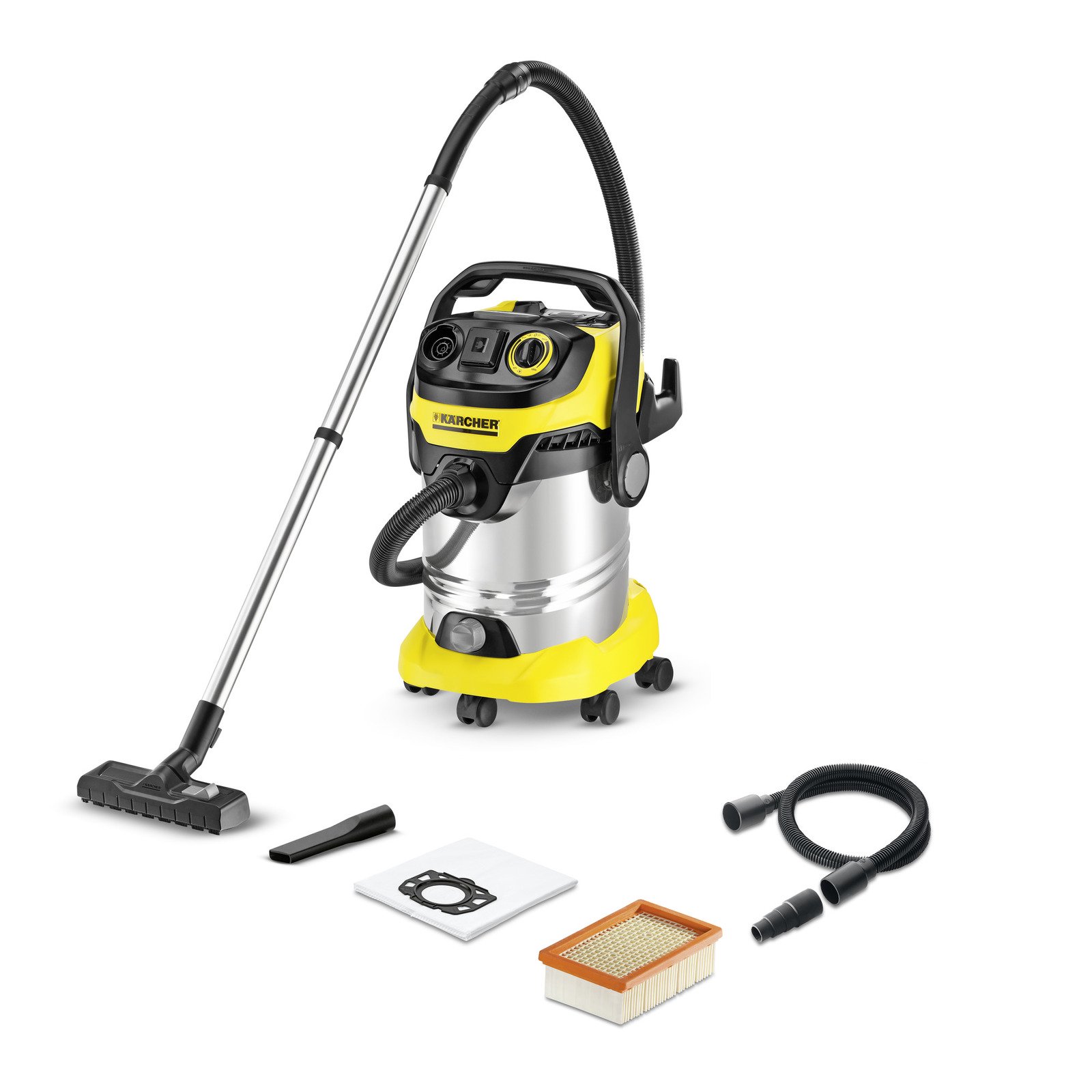 Пылесос Karcher WD 6 P Premium 1.348-270.0 жёлтый купить,NaN