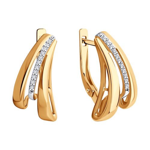 Серьги Diamant 93-220-01745-1 3,36гр. купить,NaN