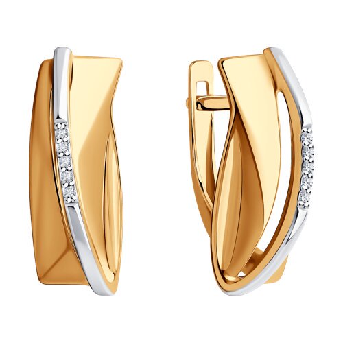 Серьги Diamant 93-220-01747-1 3,1гр. купить,NaN