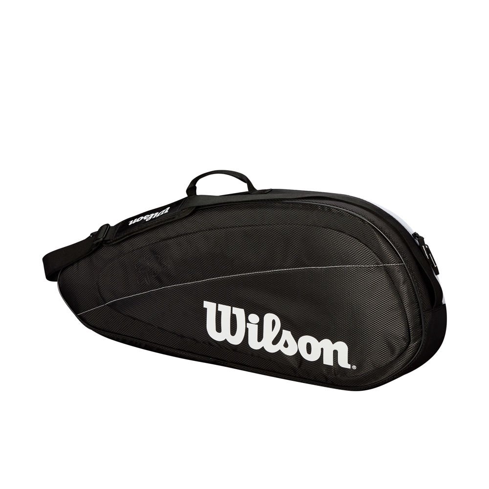 Сумка Wilson Federer Team 3 pack черно-белая купить,NaN