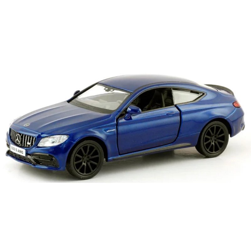 Металлическая машинка Ideal 024164 2019 Mercedes C 63 S AMG Coupe синяя