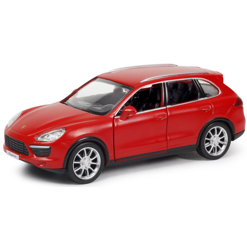 Металлическая машинка Ideal 031094 Porsche Cayenne Turbo красная 