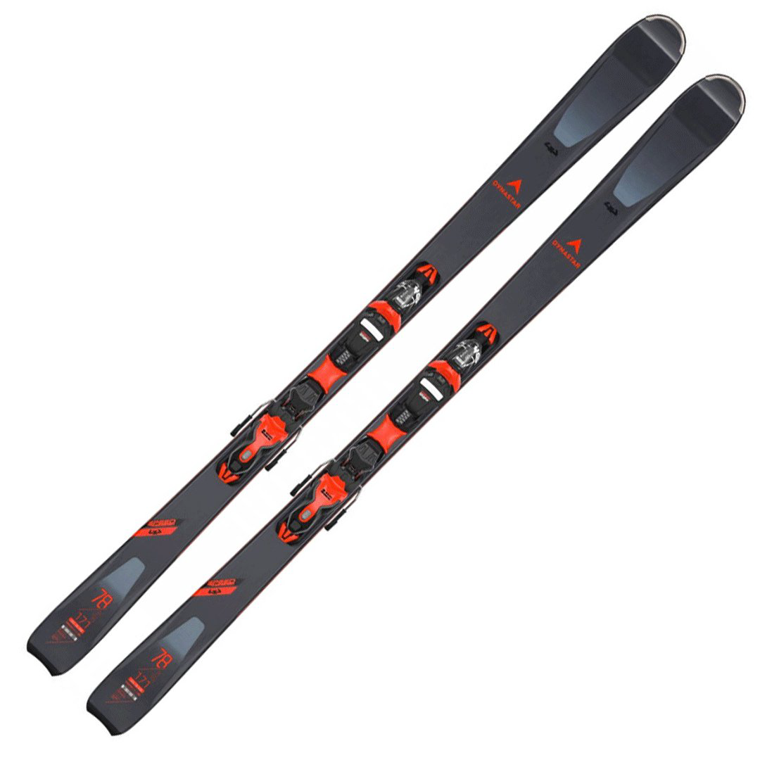 Лыжи Dynastar Speedzone 4X4 78 Xpress 11 GW B83 164 черно-красные купить,NaN