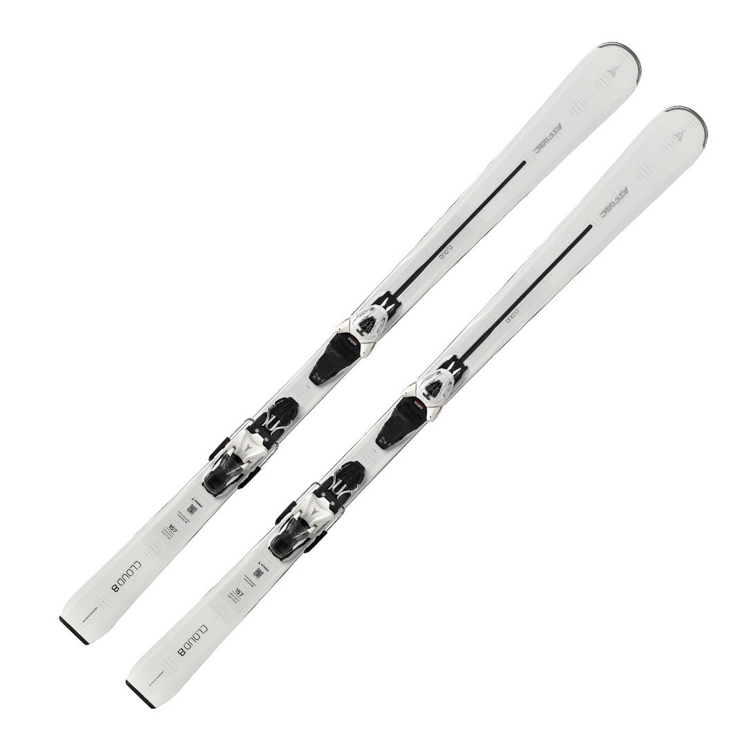 Лыжи Atomic Cloud 8 + L 10 Gw 143 белые купить,NaN