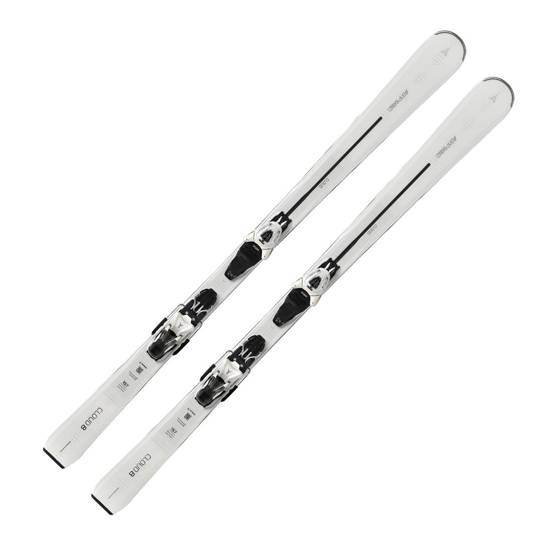 Лыжи Atomic Cloud 8 + L 10 Gw 143 белые купить,NaN